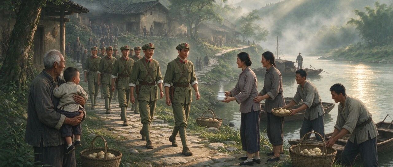 聆听红色故事 五集微广播剧合集 《江浪作证——树桔渡口红军渡江记》