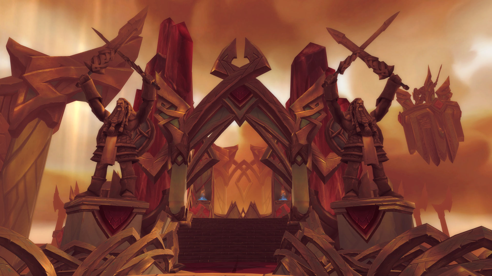 霸气外露!魔兽世界7.0战士圣殿 勇气大厅截图