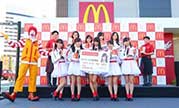 AKB48与麦当劳合作 1200块麦乐鸡集齐偶像卡片