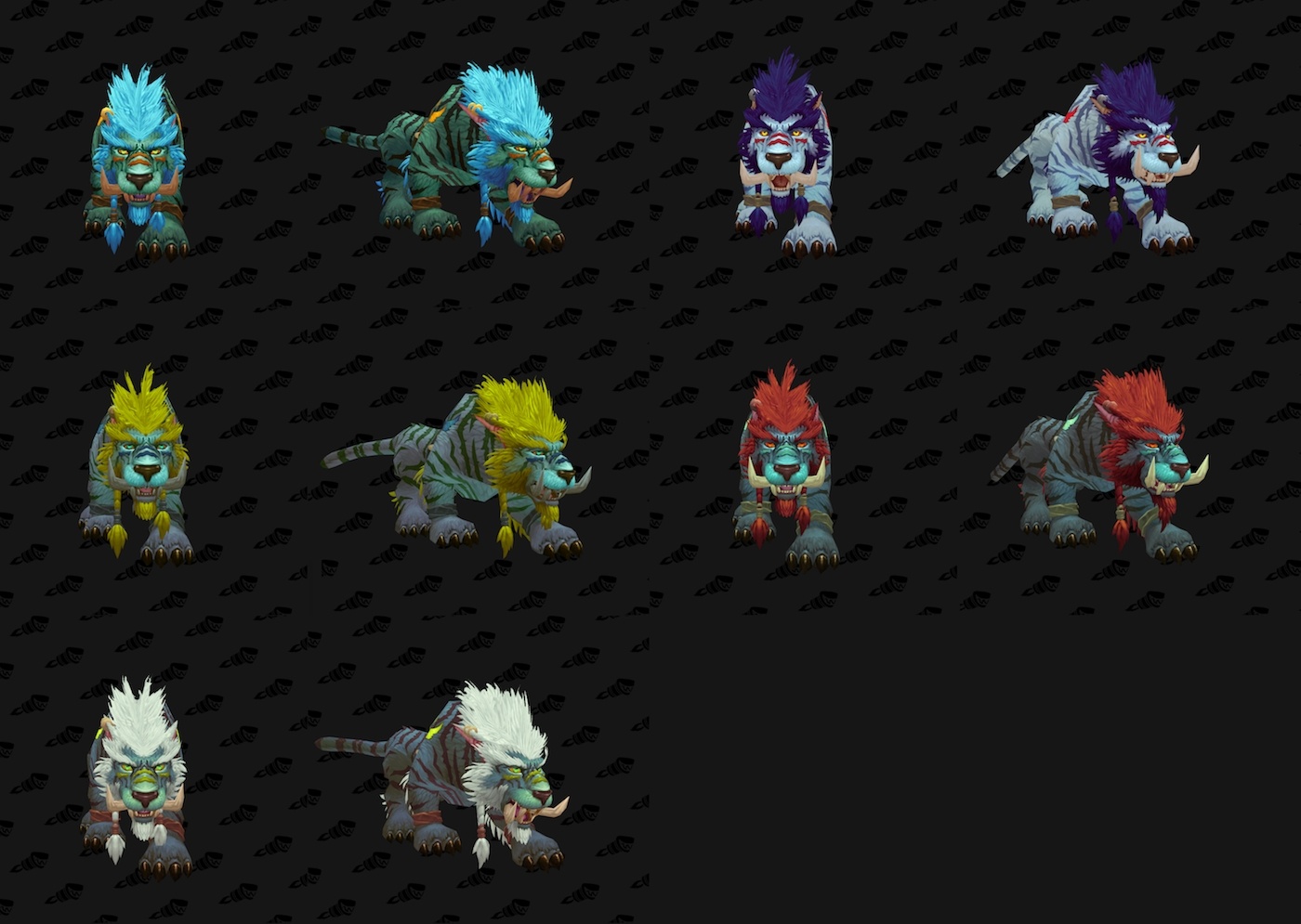 魔兽世界7.0各种族德鲁伊:猫形态新旧视频对比