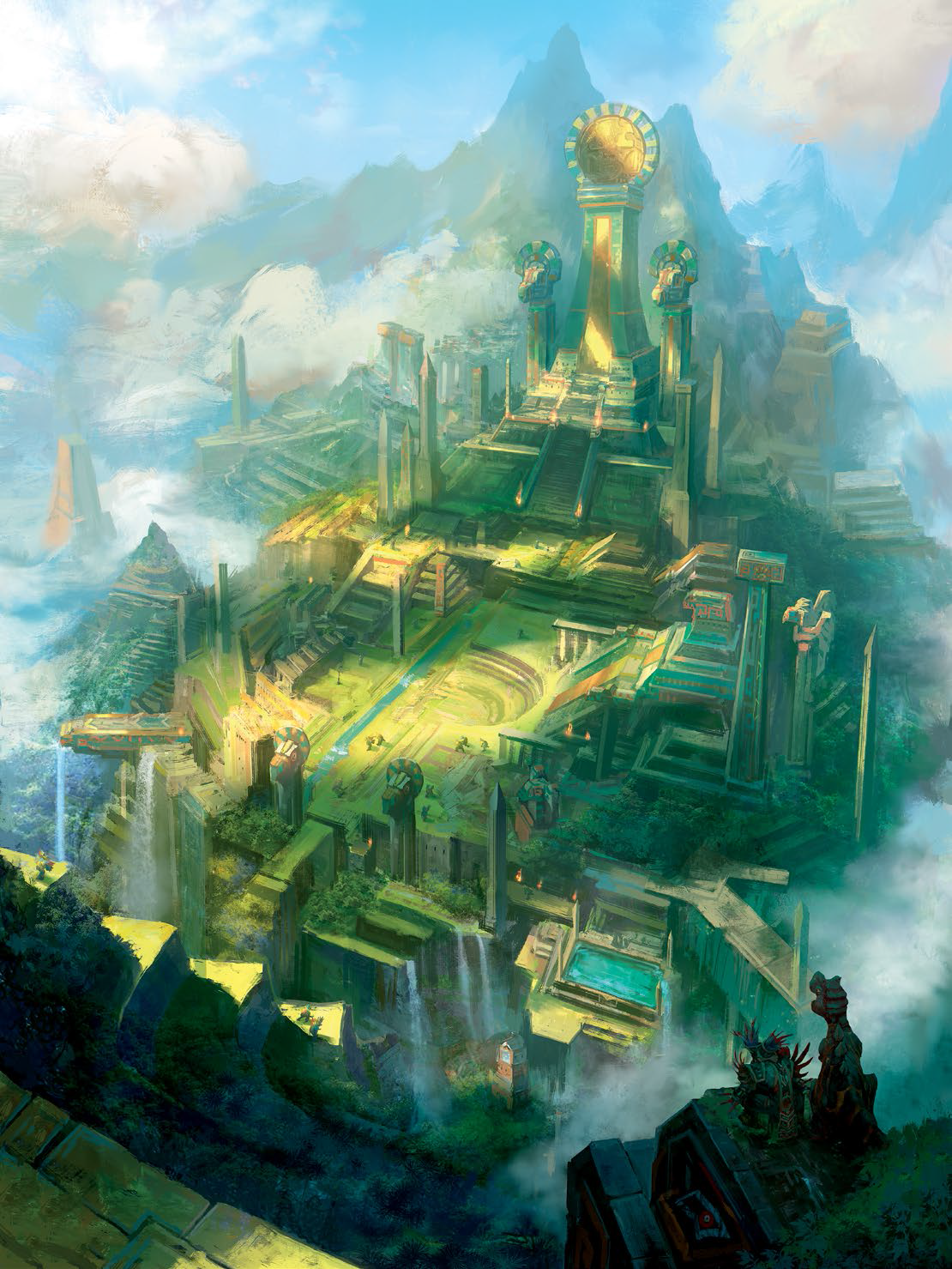 巨魔建筑祖达萨神庙-《魔兽世界：编年史》