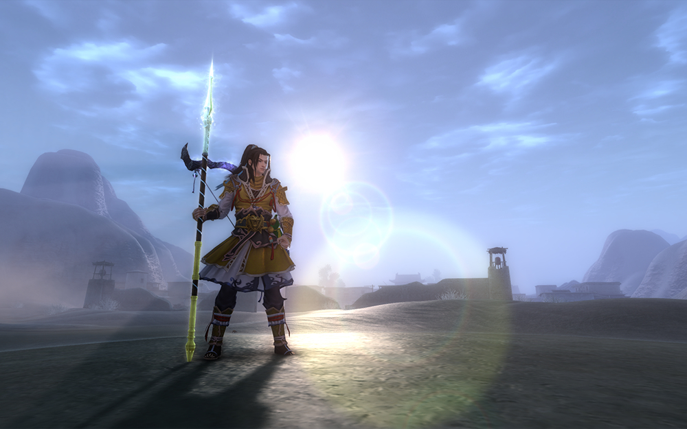 金蛇衣+流云衫(头)+梨花银枪套+碧波无暇+天狼弓