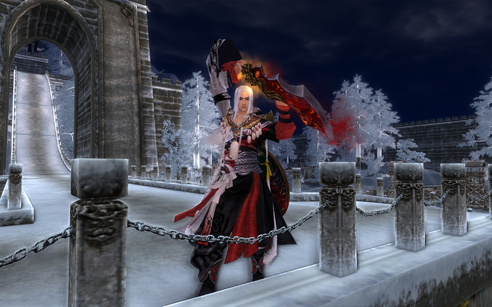 鬼面修罗衣(包括头)+鹿锦醉花·玄+血海魔刀鞘