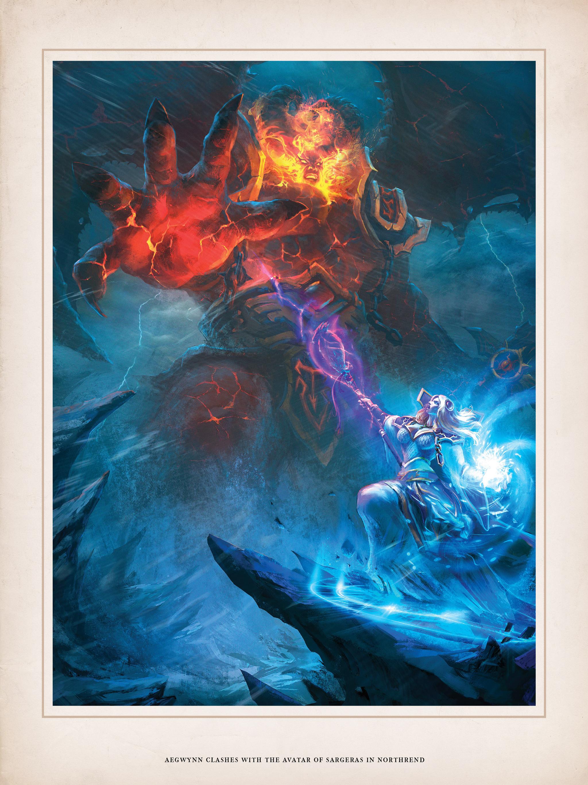 《魔兽世界:编年史》第一卷插画全集:美工复活