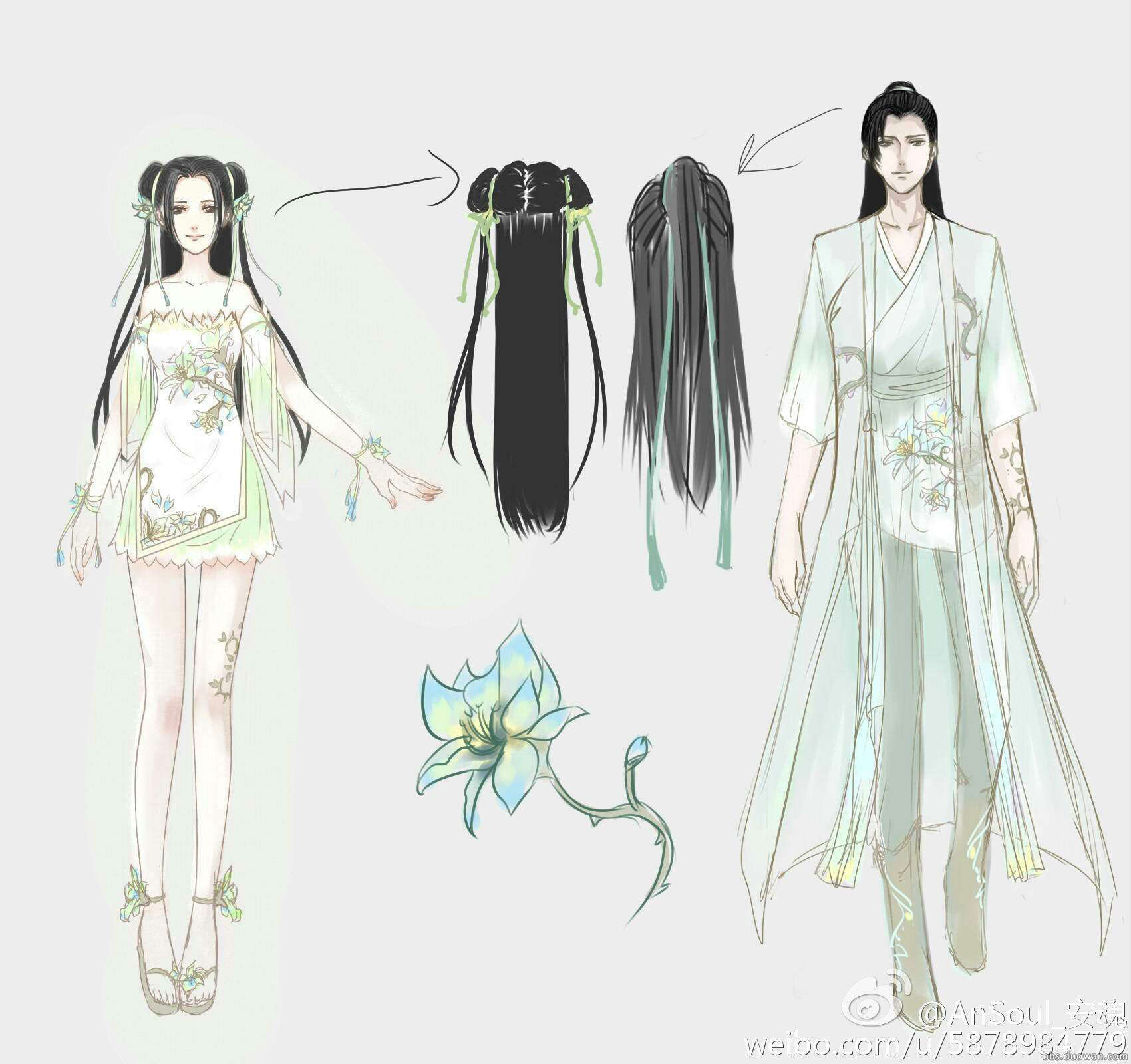 天涯明月刀同人之星时装设计大赛作品展-新浪天涯明月刀专区