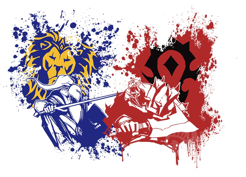 魔兽玩家原创作品:干死联盟狗 以及怼死部落猪