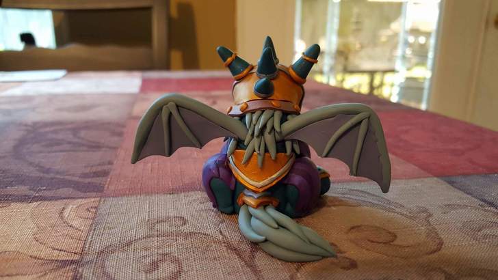 魔兽外国玩家原创手工作品 超可爱的Q版无敌坐骑-魔兽世界