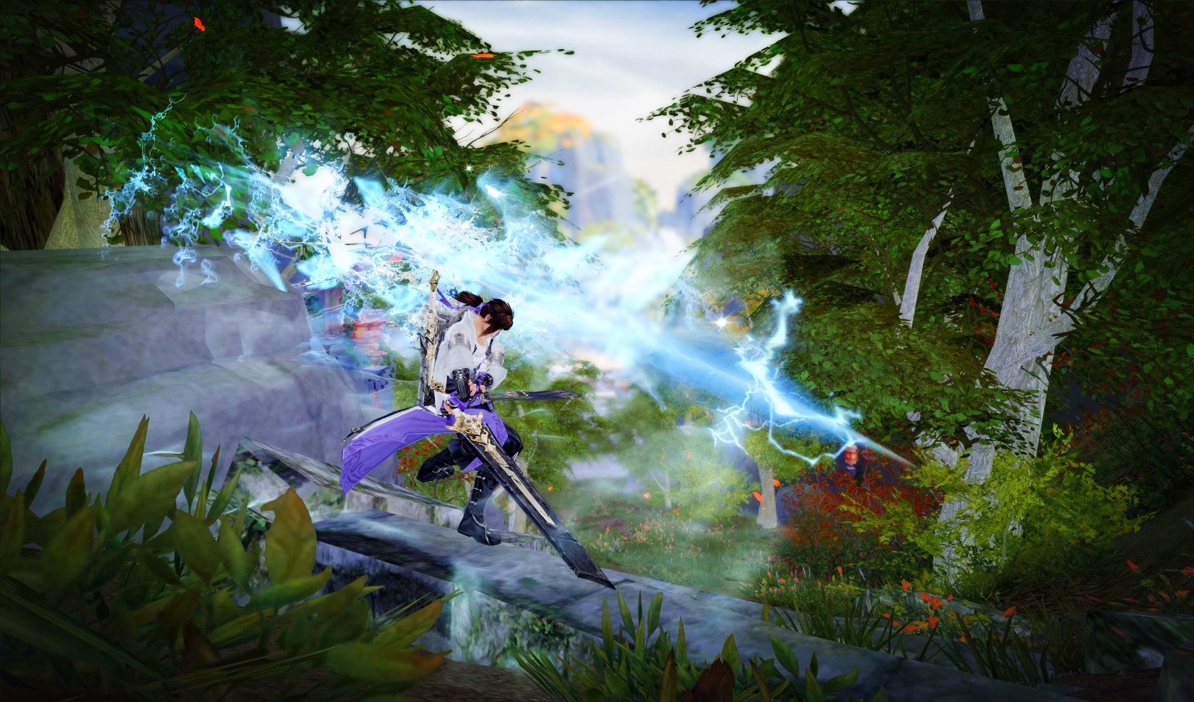 《剑网3》风骨霸刀 霸刀门派风景&技能欣赏