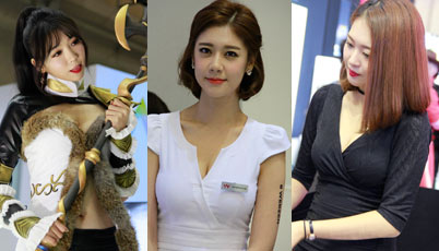 性感大胸长腿 Gstar2016各展台Showgirl一网打尽