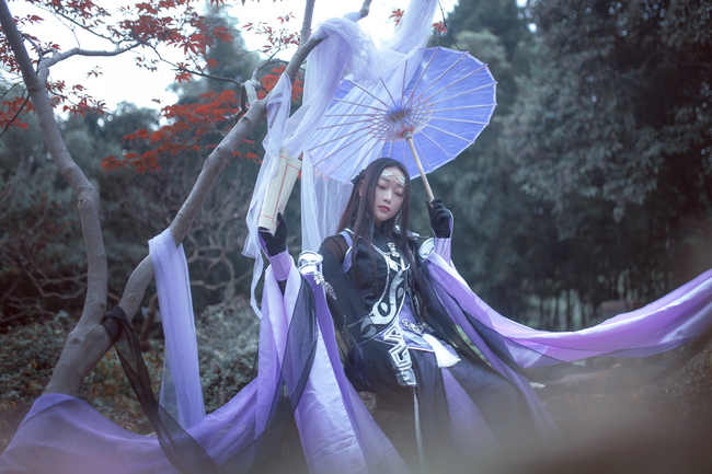 春兰秋菊夏清风 《剑网3》清新风儒风花姐CO