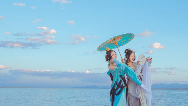 游沧海兮舞华裳 《剑网3》沧海间旅拍cos赏
