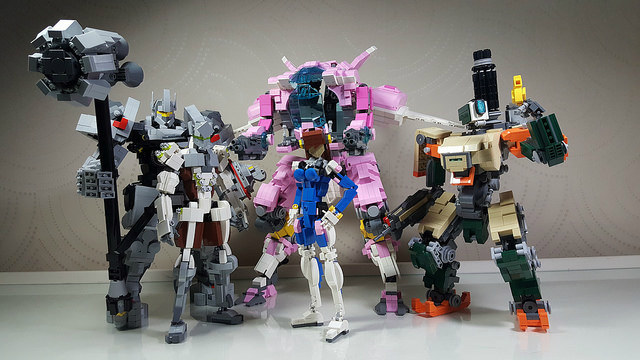 乐高大神超高还原守望先锋英雄 细节精美度爆表