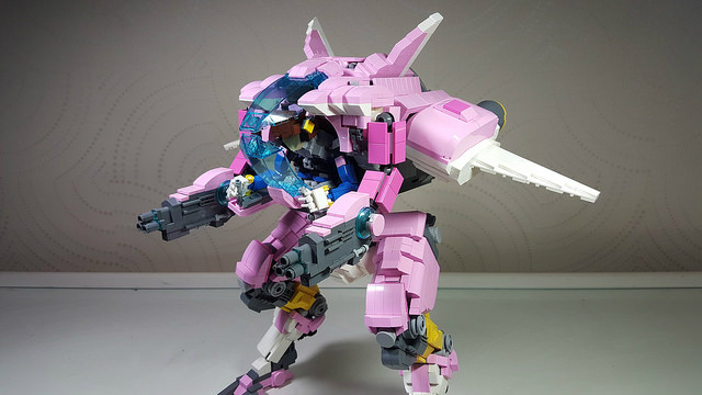 乐高大神超高还原守望先锋英雄 细节精美度爆表