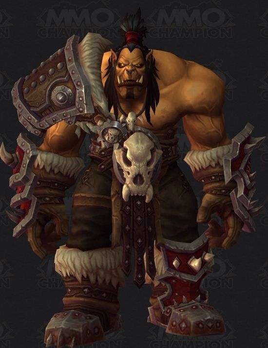 板甲幻化:格罗姆·地狱咆哮 我的意志坚如钢铁!-魔兽世界