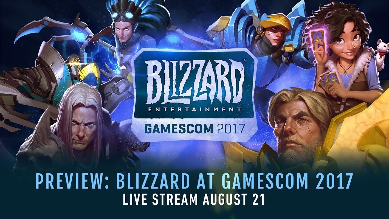 2017科隆游戏展暴雪娱乐内容预告及周边视频