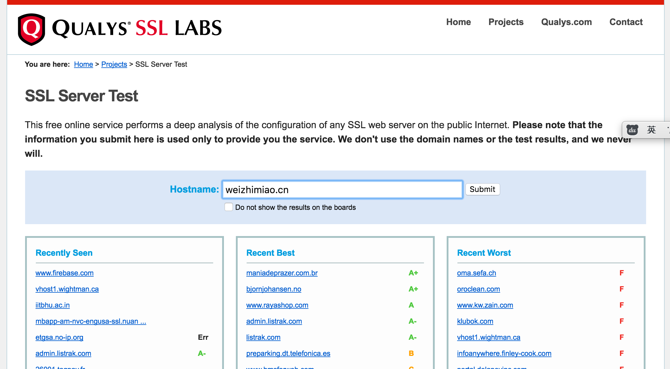 ssllabs