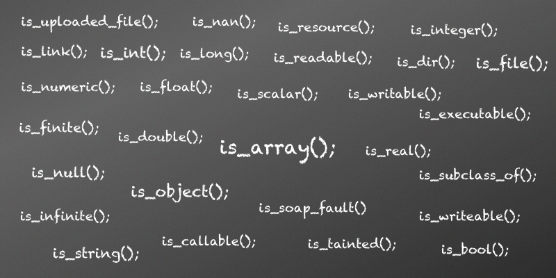 PHP中is_func函数汇总