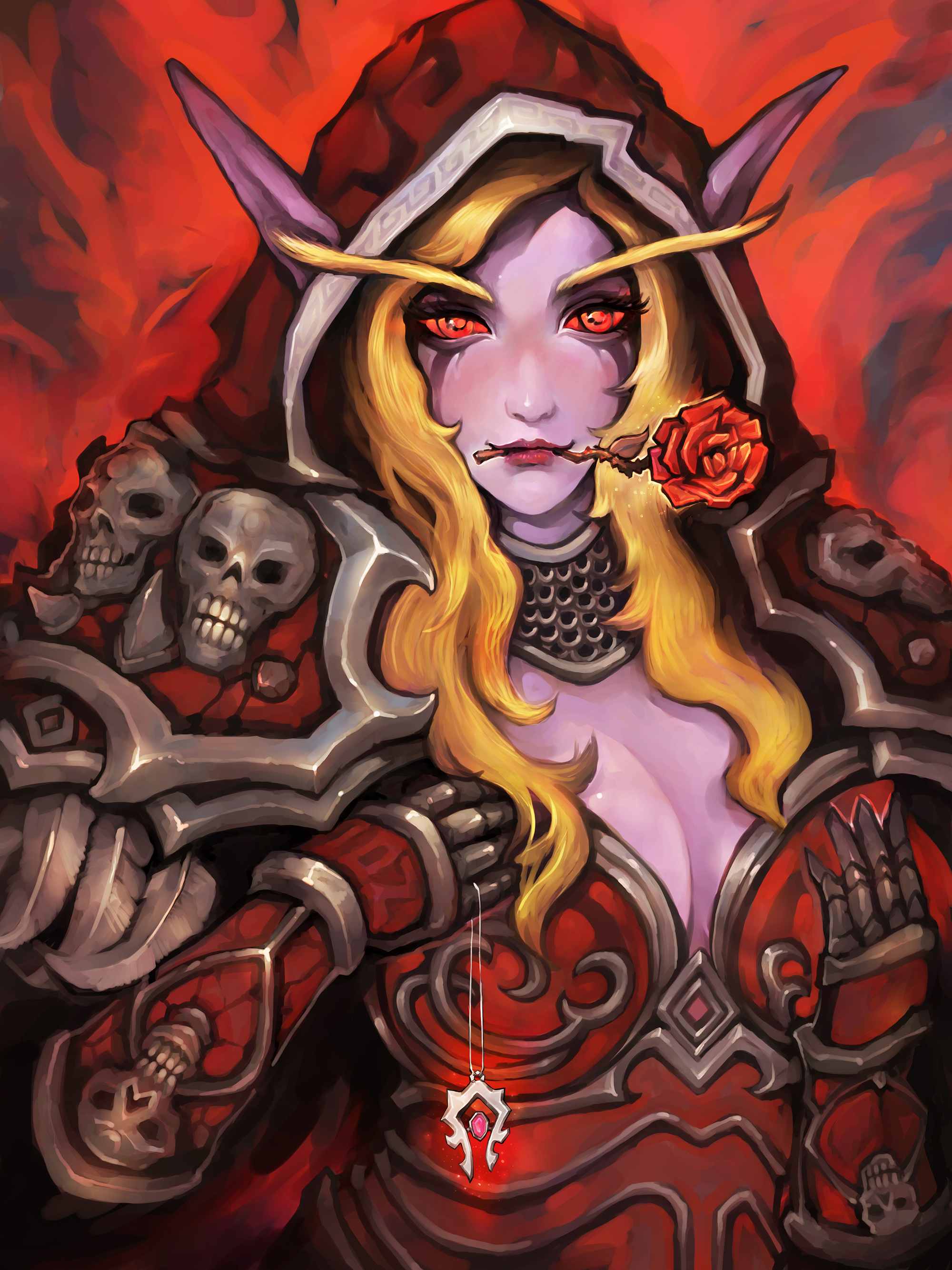 魔兽同人:希尔瓦纳斯的玫瑰 祝大家情人节快乐