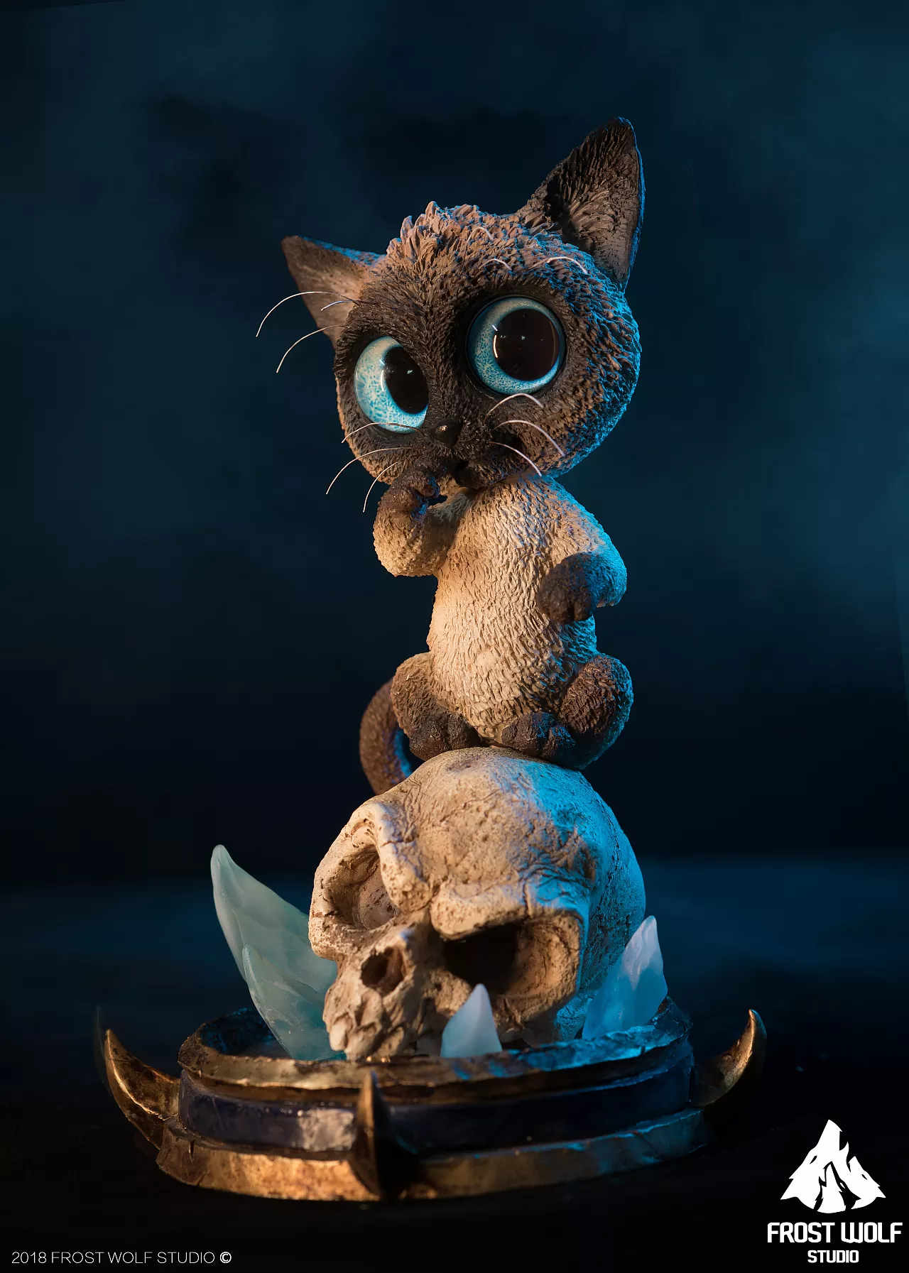 感受这纳克萨玛斯的恐惧 玩家自制巫妖小克雕像