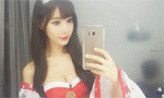 韩国女主播晒私房照