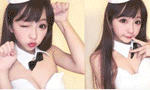 台湾美女玩家晒兔女郎私照