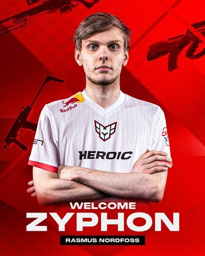 Zyphon将代表Heroic出战BLAST秋季总决赛