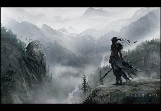 《Hellblade》概念图。