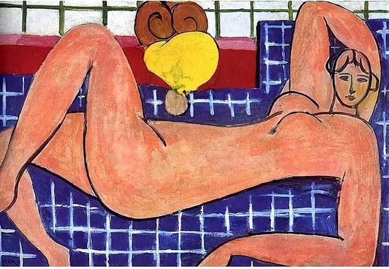 《粉红色的裸妇》Pink Nude by马蒂斯