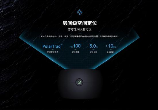 ▲Polar Traq声光电定位技术