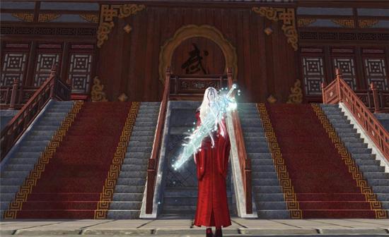 天刀剑荡八荒线下赛奖品至尊冰剑实物展示-新