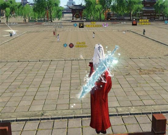 天刀剑荡八荒线下赛奖品至尊冰剑实物展示-新