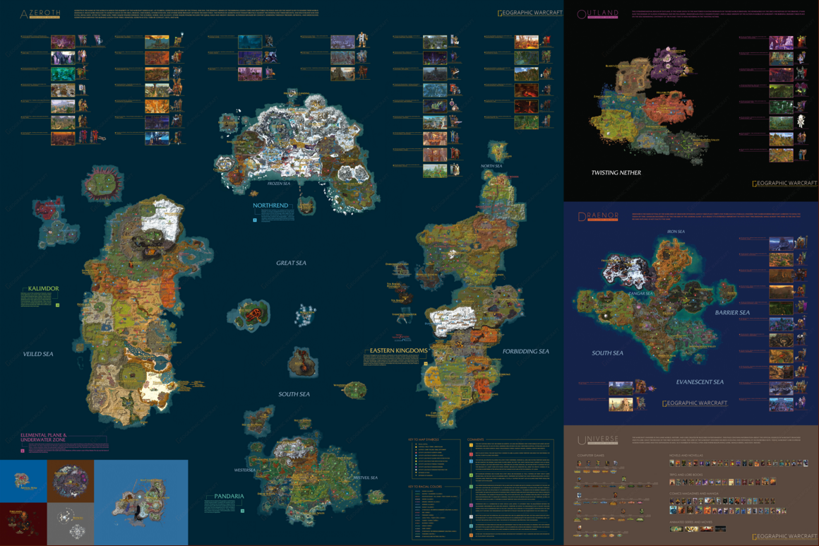 大神收下我的膝盖:魔兽最新卫星高清1.4G大图