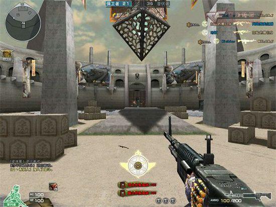 PVE模式下愤怒的火舌 CF火线机枪使用方法教