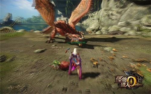 激斗《怪物猎人OL》空之王者雄火龙 夺