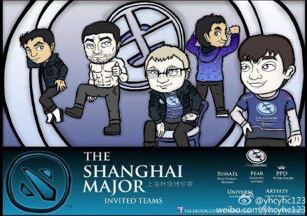 国外画师创作上海特锦赛八支战队定妆照-DOT