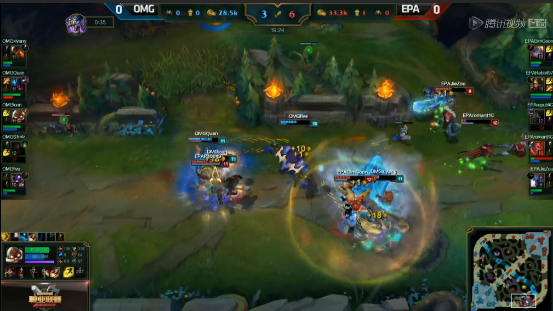 LPL春季赛28日综述:IG、OMG大杀四方碾压获胜
