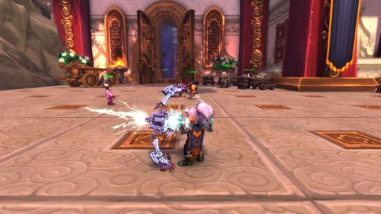 魔兽7.0兽王猎人工程神器外观解锁:钢铁闪电狼