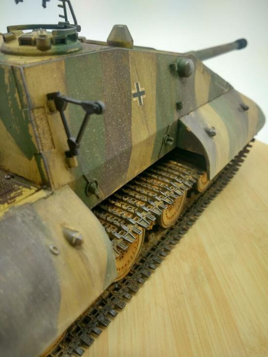 车模欣赏:《坦克世界》E-100重型坦克火蜥蜴_