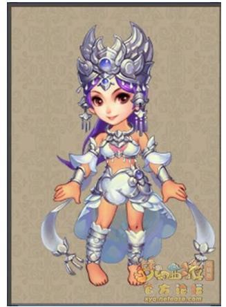 梦幻西游化圣部分角色造型成就图:套上银色铠