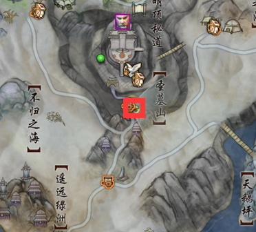很多明教小白都不知道在哪,第三个朝圣者所在位置:这个朝圣者在一个