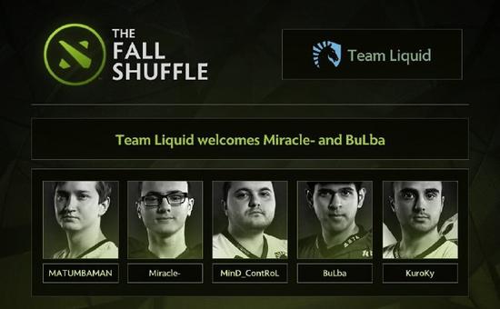 Liquid新整容公布：Miracle携手BuLba加盟