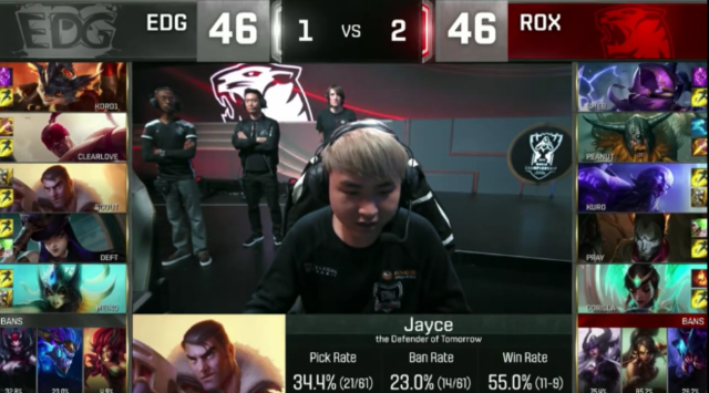 S6八强赛16日综述:EDG未能打破八强魔咒负于