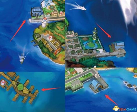 3ds《精灵宝可梦:太阳月亮》游戏地图全解析