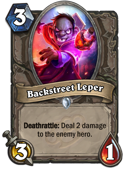 炉石传说三张新卡发布:新版后街麻风侏儒