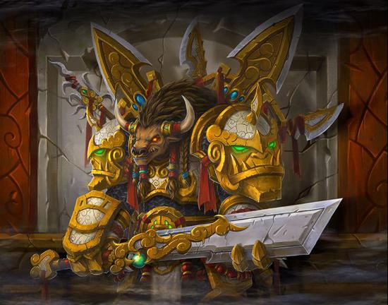 魔兽国外玩家原创画作:全副武装的T15魔古战士