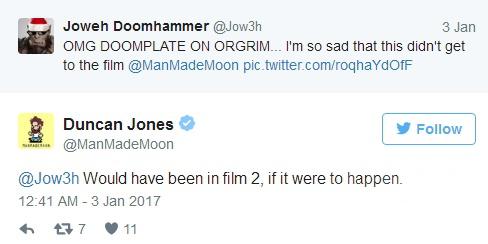 魔兽世界电影导演邓肯·琼斯 推特回复第二部剧情