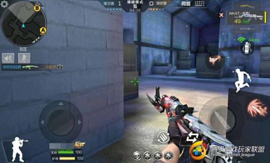 防守复活点:狙击实力强的小伙伴可以在这里防守。想要从中门偷袭AB两点的敌人是你最大的敌人。