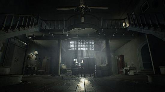 贝克别墅的客厅,安详的背后暗藏杀机 图片来源:gamasutra