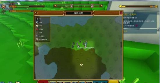 Tips 1：开始，所有地图均为灰蒙蒙的一片，只有不断探索，随着玩家的接近，副本标识才会显现出来。