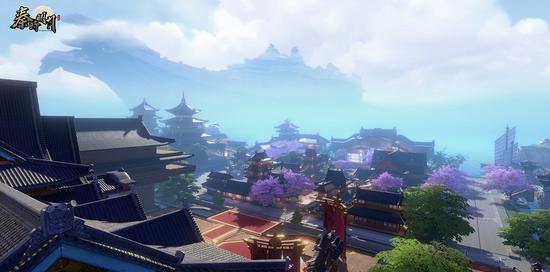 游戏内场景图-蜃楼(注:截图为研发中内容,不代表最终品质)